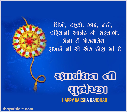 Beautiful Raksha Bandhan Quotes in Gujarati | રક્ષાબંધન ની શુભેચ્છા 2023 13 raksha bandhan quotes in gujarati